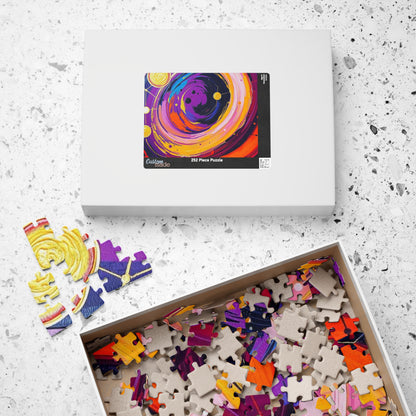 Cosmic Swirl Abstract Puzzle, Space Art Jigsaw Game, Celestial Puzzle, Gift for Astronomy Lover, Family Game Night, Home Decor, Brain Teaser Puzzle The Puzzle Chest
