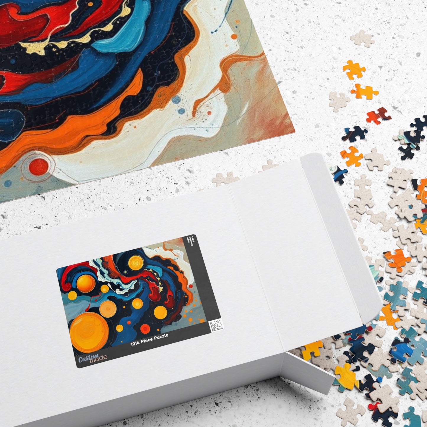 Cosmic Abstract Art Puzzle - Celestial Adult Jigsaw Game Puzzle The Puzzle Chest