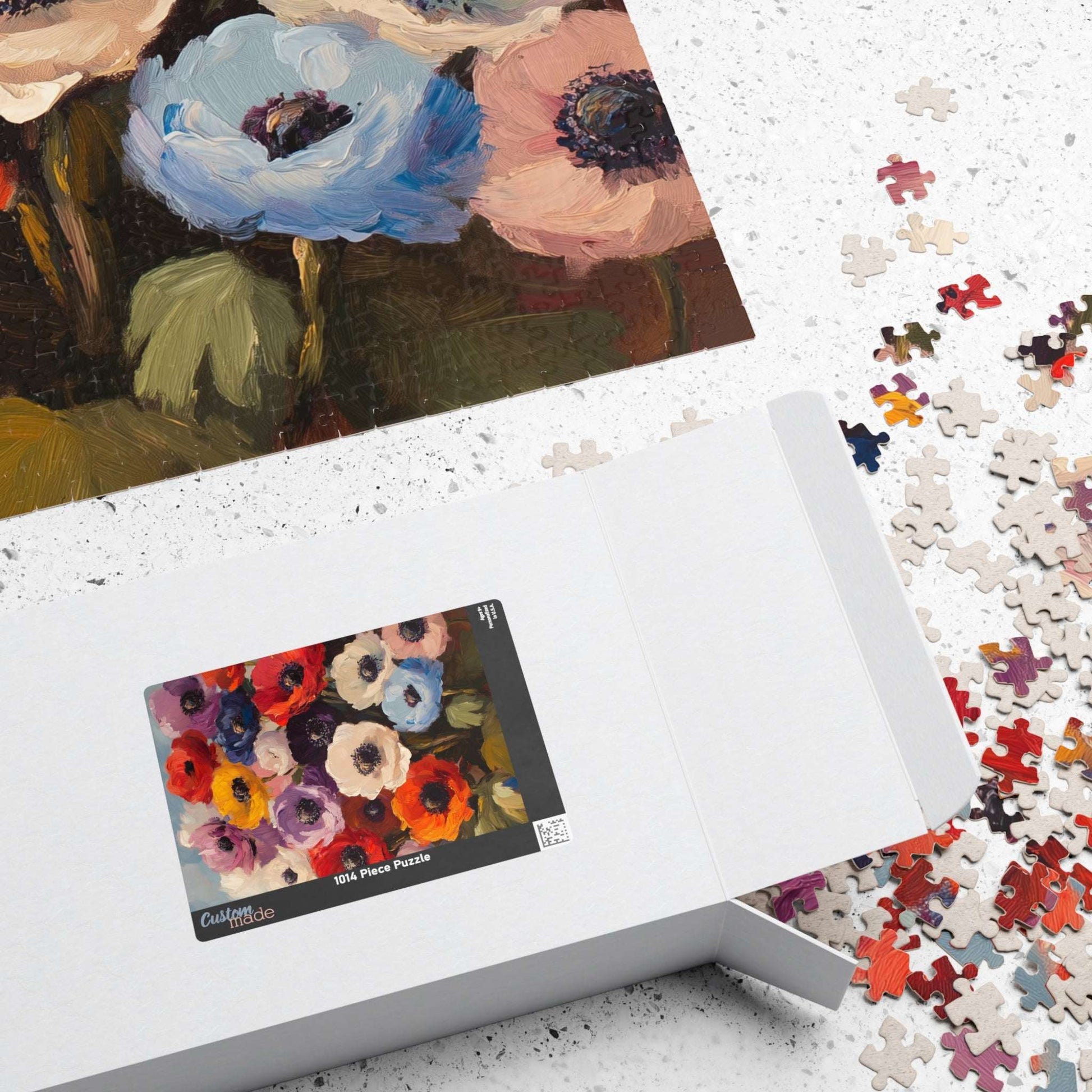 Colorful Anemone Bouquet Puzzle 110-1014 Piece | Floral Jigsaw Puzzle