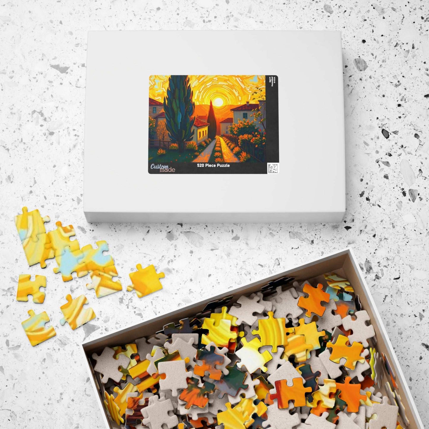 Sunset Serenity Landscape Puzzle, 110-1014 Piece Jigsaw Puzzle for Adult, Gift for Friend, Family Fun Game Night, Relaxation Activity, Peace Puzzle The Puzzle Chest