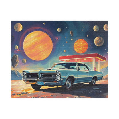 Vintage Car Space Puzzle - Ideal for Car Lovers & Puzzle Enthusiasts, Great Gift for Christmas, Birthdays, Family Fun Night, 110-1014 pieces 520 pcs (Horizontal) Puzzle The Puzzle Chest