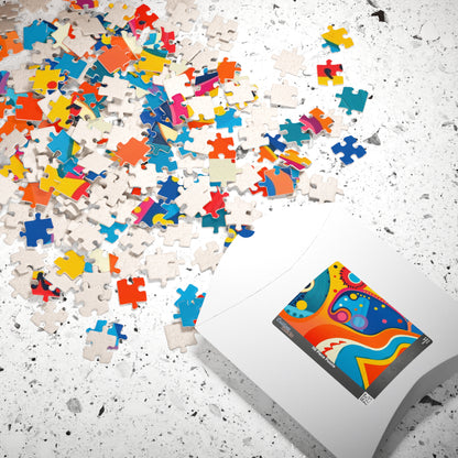 Colorful Abstract Jigsaw Puzzle for Creative Minds Puzzle The Puzzle Chest