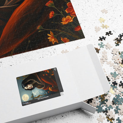 Mythical Selkie Puzzle, Moonlit Serene River Scene Jigsaw Game for Adults, Relaxing Unique Gift for Puzzles Lovers, 110-1014 Pieces Solo Fun