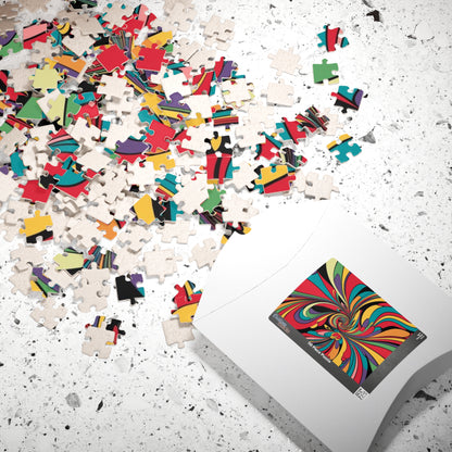 Colorful Swirl Puzzle - Pop Art Jigsaw Puzzle for Adults Puzzle The Puzzle Chest