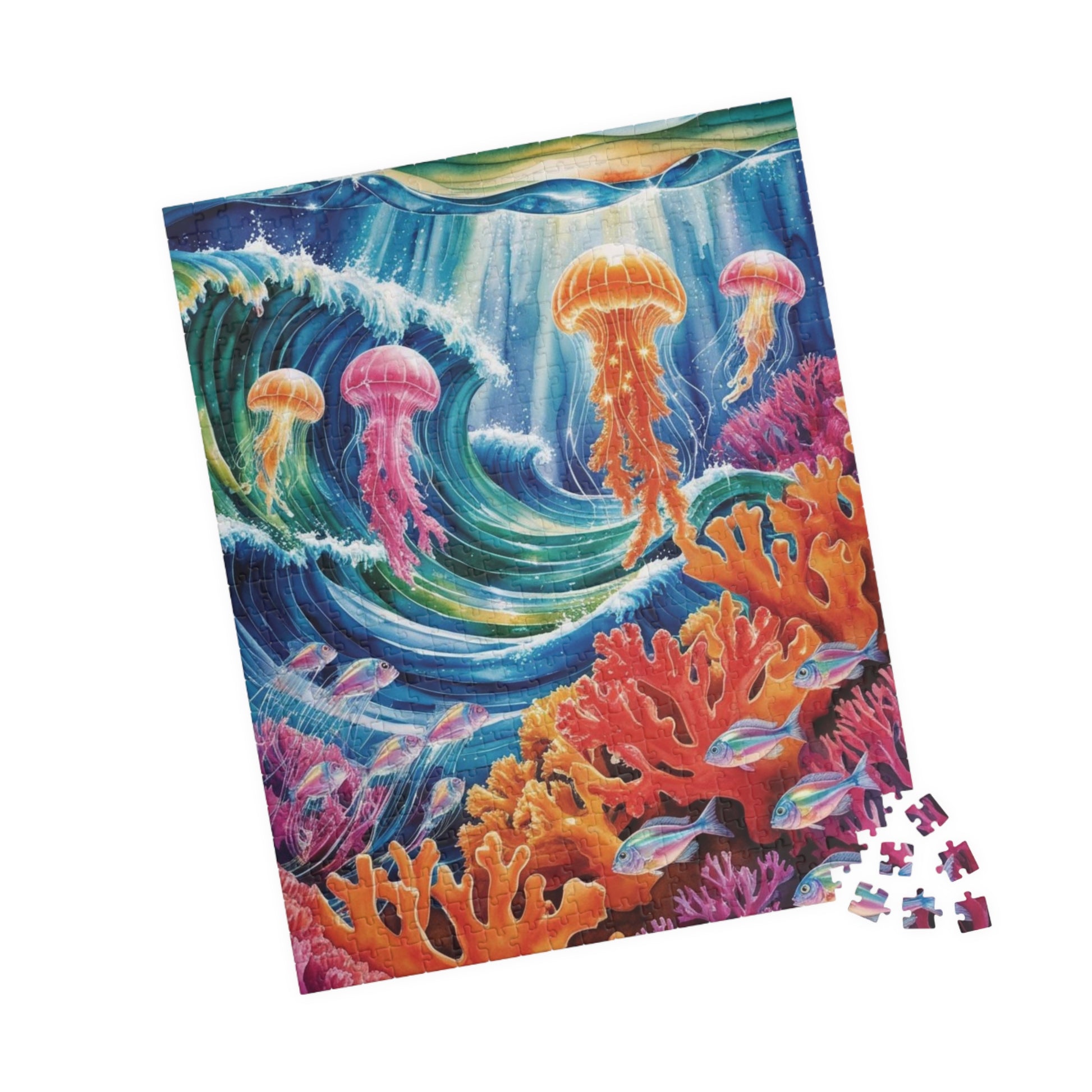 Trippy Ocean Jigsaw Puzzle, Surreal Underwater World 110 252 520 1014-Piece Artwork, Home Decor, Relaxing Family Activity, Puzzle Lover Gift Puzzle The Puzzle Chest