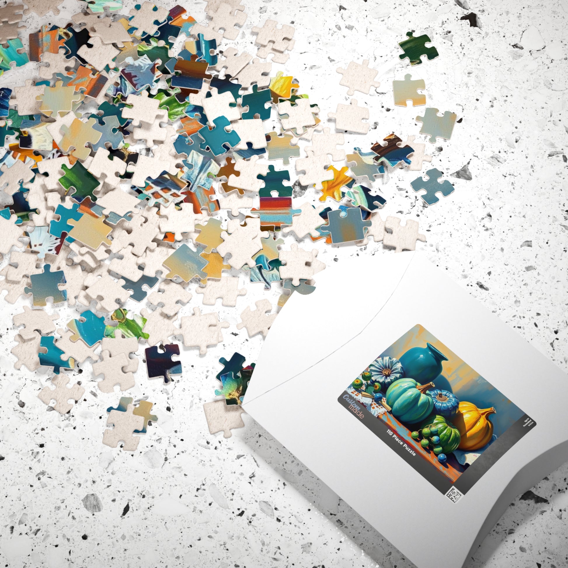 Autumn Harvest Jigsaw Puzzle, Fall Vintage Still Life Jigsaw Game, Family Activity, Home Cozy Nights, Thanksgiving Gift Ideas, Seasonal Fun Puzzle The Puzzle Chest