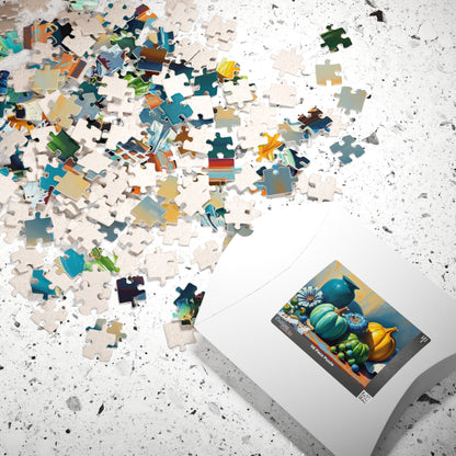 Autumn Harvest Jigsaw Puzzle, Fall Vintage Still Life Jigsaw Game, Family Activity, Home Cozy Nights, Thanksgiving Gift Ideas, Seasonal Fun Puzzle The Puzzle Chest