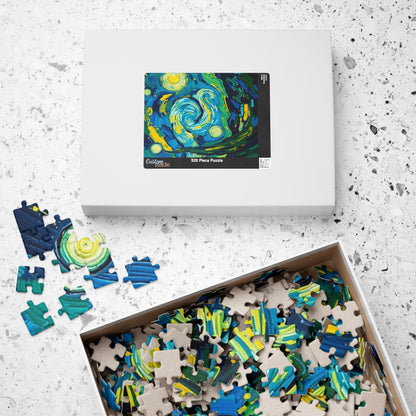 Starry Night Abstract Art Jigsaw Puzzle Puzzle The Puzzle Chest