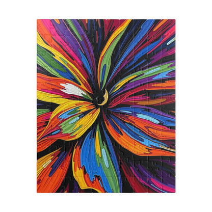 Close-up Abstract Flower Jigsaw Puzzle - Colorful Floral Art 110 pcs (Vertical) Puzzle The Puzzle Chest