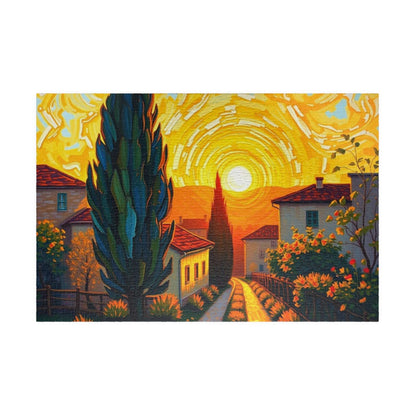 Sunset Serenity Landscape Puzzle, 110-1014 Piece Jigsaw Puzzle for Adult, Gift for Friend, Family Fun Game Night, Relaxation Activity, Peace 1014 pcs (Horizontal) Puzzle The Puzzle Chest