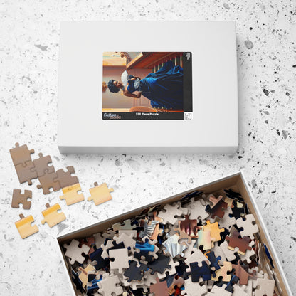 Victorian Afro-American Woman Jigsaw Puzzle, Black Woman Ballroom Dance, Afrocentric Gift for Solo Fun or Family Activity Puzzle The Puzzle Chest