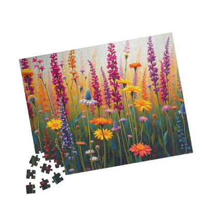Floral Serenity Puzzle, Jigsaw Puzzle Game for Home Entertainment, Gift for Nature Lovers, Family Night, Mindfulness Activity, Brain Teaser Puzzle The Puzzle Chest