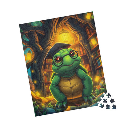 Whimsical Turtle Jigsaw Puzzle, Fun Gift for Adults, Educational Brain Teaser, Perfect for Family Game Night, Home Entertainment Puzzle The Puzzle Chest