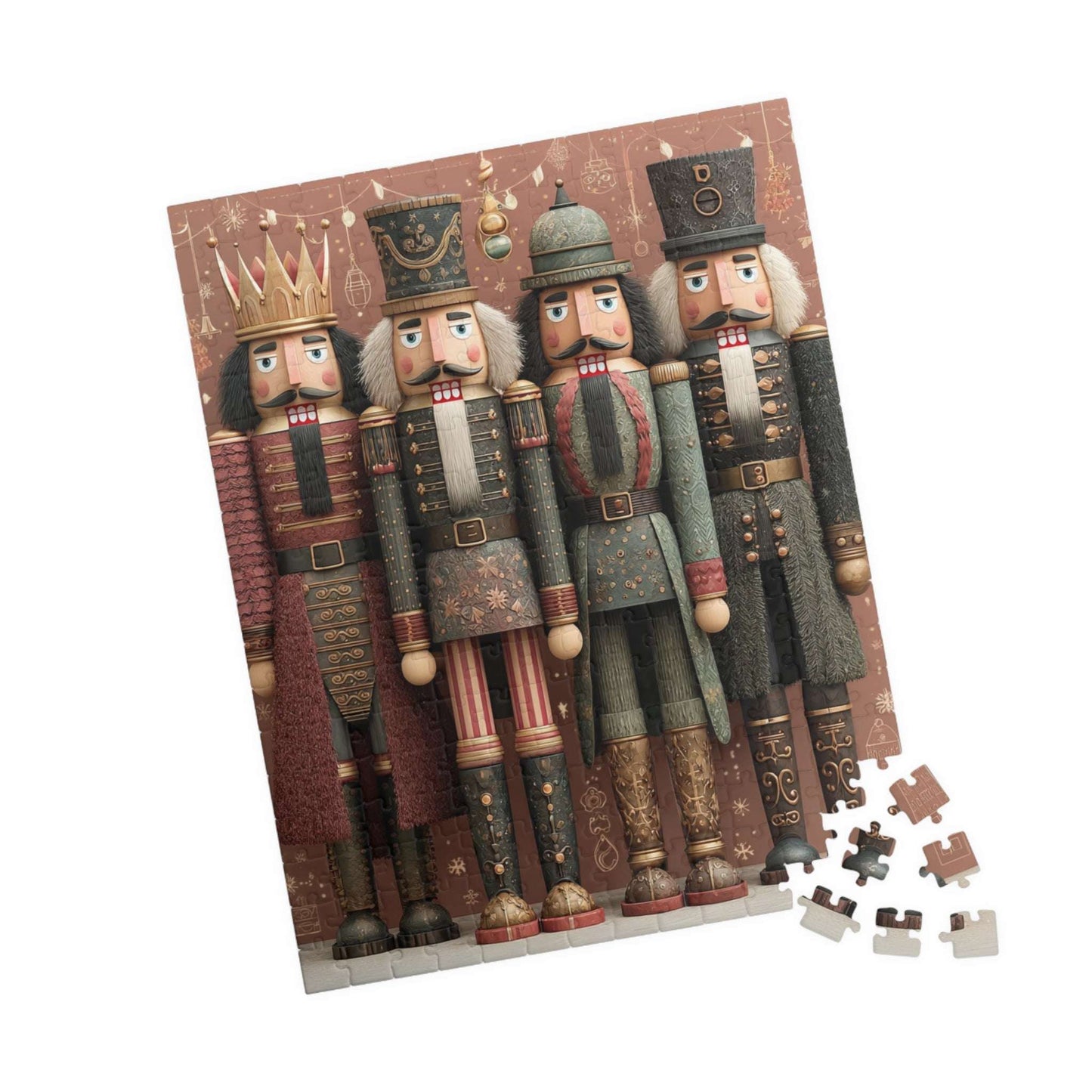 Nutcracker Puzzle Art, Holiday Jigsaw, Christmas Decor, Family Fun Activity, Gift for Puzzle Lovers, Festive Home Game 252 pcs (Vertical) Puzzle The Puzzle Chest
