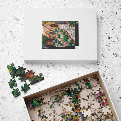 Garden Path Puzzle, 110, 252, 520, 1014-Piece Floral Landscape Jigsaw Game | Relaxing Gift for Puzzle Lovers, Family Activity, Creative Gift Puzzle The Puzzle Chest