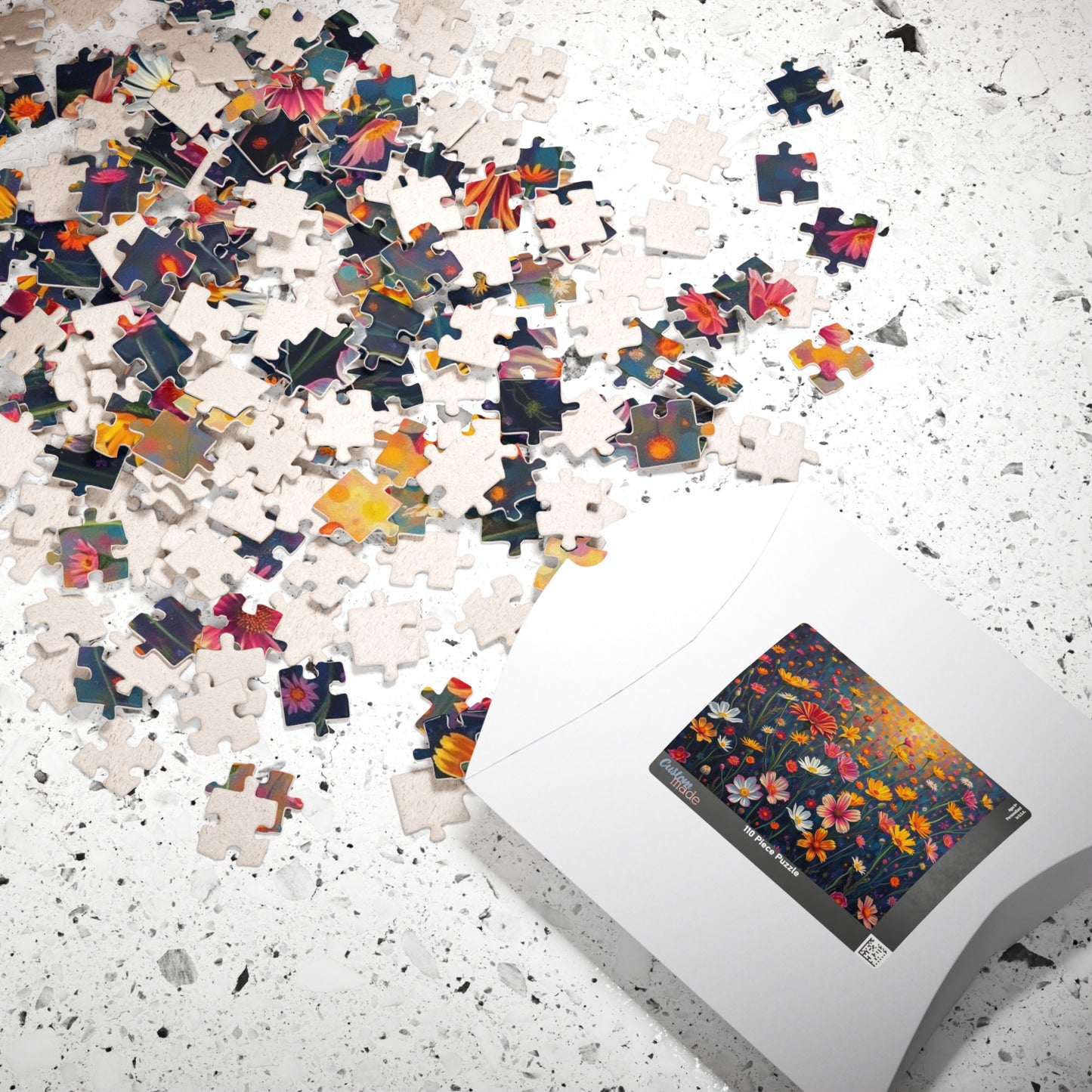 Floral Garden Puzzle, Jigsaw Puzzle for Adults, Fun Family Activity, Gift for Birthday, Relaxing Indoor Game, Brain Teaser, Mindfulness Puzzle The Puzzle Chest