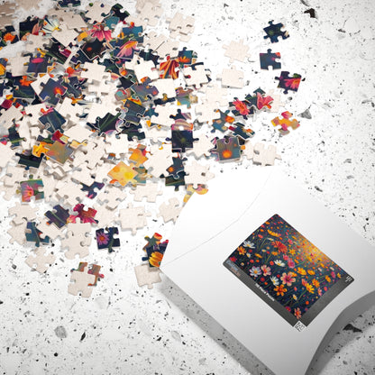 Floral Garden Puzzle, Jigsaw Puzzle for Adults, Fun Family Activity, Gift for Birthday, Relaxing Indoor Game, Brain Teaser, Mindfulness Puzzle The Puzzle Chest