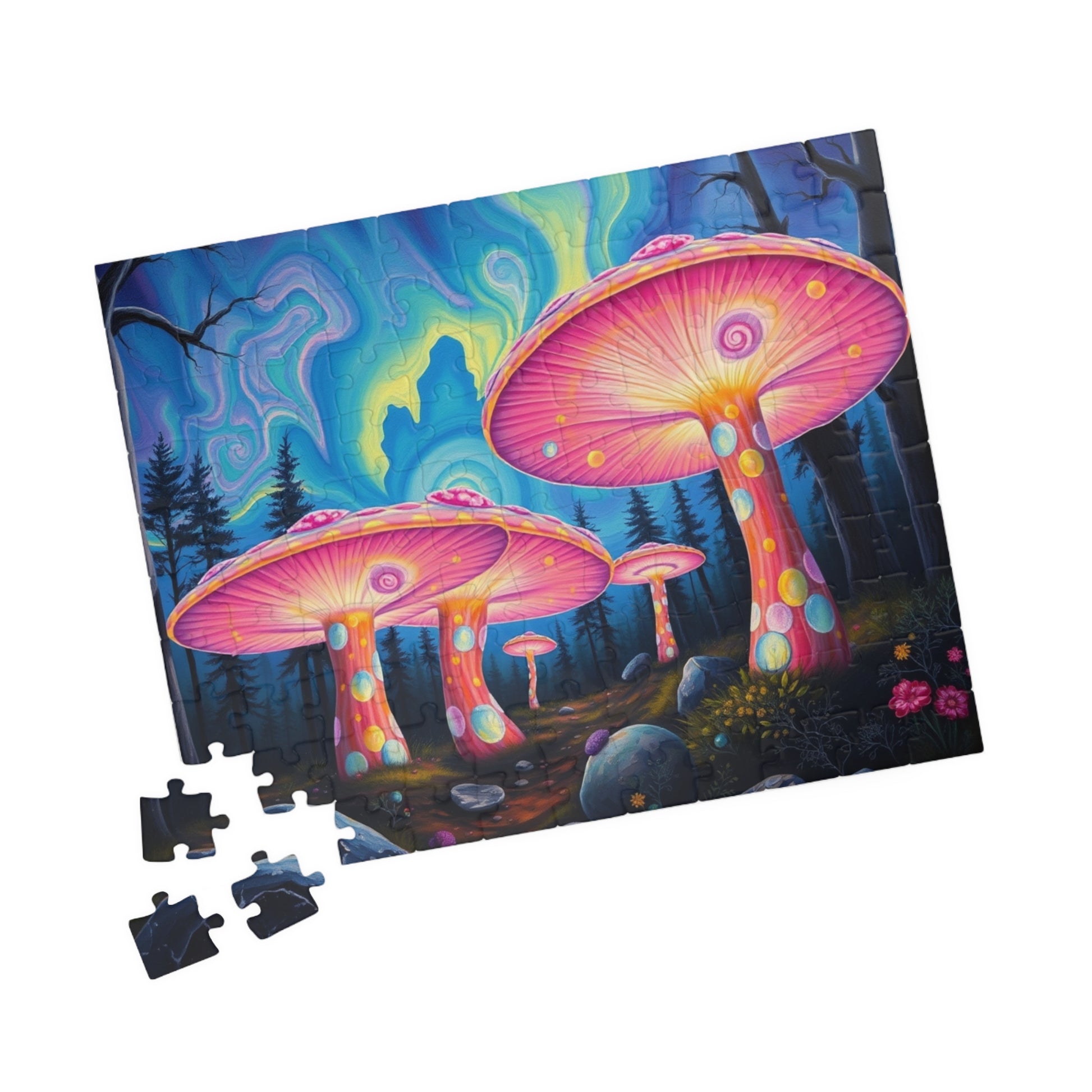 Magical Mushroom Puzzle, Enchanting Fantasy Jigsaw Puzzle for Adults, Holiday or Birthday Gift for Friend, Puzzle Lover and Art Enthusiast Puzzle The Puzzle Chest
