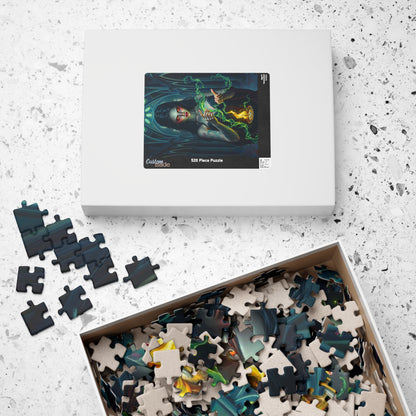 Mystical Sorceress Puzzle | Enchanted Fantasy Dark Art Jigsaw Game | Perfect Gift for Halloween, Puzzle Lovers, Home Decor and Collectors Puzzle The Puzzle Chest