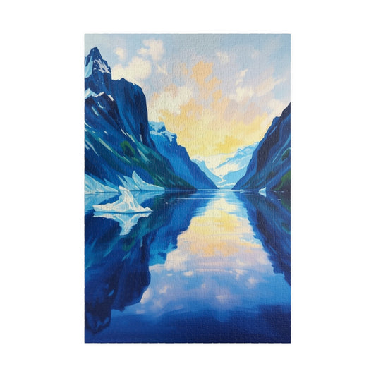 Scenic Landscape Puzzle | Serenity Vibes | 110, 252, 520, 1014-piece | Mindfulness Activity, Gift for Nature Lovers, Family Game, Home 1014 pcs (Vertical) Puzzle The Puzzle Chest