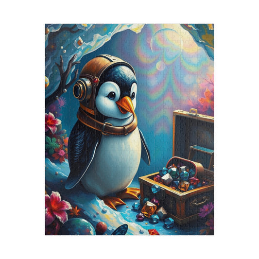Whimsical Penguin Treasure Jigsaw Puzzle (110, 252, 520-piece) 520 pcs (Vertical) Puzzle The Puzzle Chest