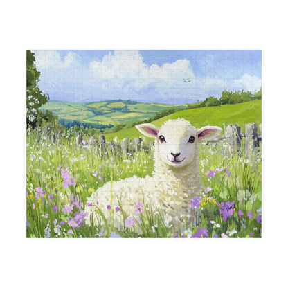 Spring Lamb Puzzle | Scenic Countryside Sheep Jigsaw 110-1014 Piece Puzzle The Puzzle Chest