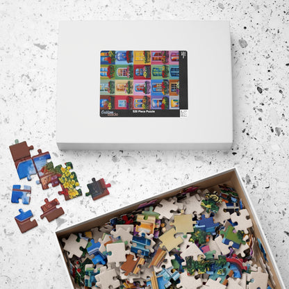 Floral Window Collage Puzzle, Colorful Jigsaw Adult Game for Home, Family or Solo Fun, Unique Puzzle Lover Gift, 110-1014 Piece Puzzle The Puzzle Chest