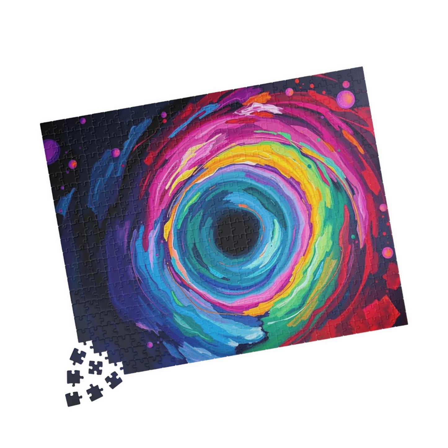 Vibrant Galaxy Puzzle, Colorful Abstract Jigsaw for Family or Solo Fun Puzzle The Puzzle Chest