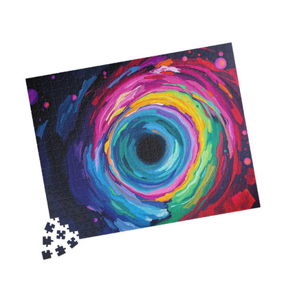Vibrant Galaxy Puzzle, Colorful Abstract Jigsaw for Family or Solo Fun Puzzle The Puzzle Chest