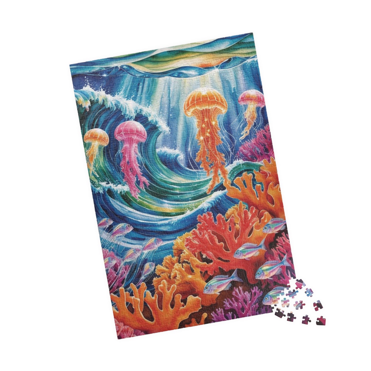 Trippy Ocean Jigsaw Puzzle, Surreal Underwater World 110 252 520 1014-Piece Artwork, Home Decor, Relaxing Family Activity, Puzzle Lover Gift Puzzle The Puzzle Chest