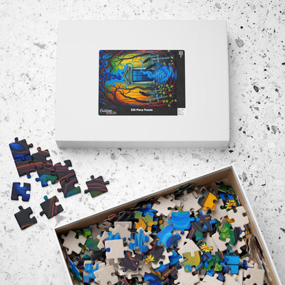 Mystical Cemetery Puzzle, Gothic Dark Fantasy Art Jigsaw Game, Unique Gift for Adult, Solo Fun, Brain Teaser, Quiet Pastime Holiday Activity Puzzle The Puzzle Chest