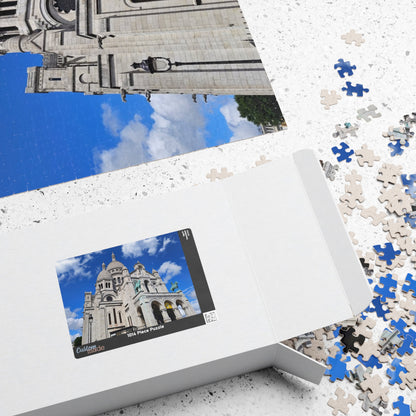 Sacre-Coeur Basilica Jigsaw Puzzle - Famous French Landmark Paris France, Romano-Byzantine Architecture Puzzle The Puzzle Chest