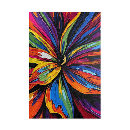 Close-up Abstract Flower Jigsaw Puzzle - Colorful Floral Art 1014 pcs (Vertical) Puzzle The Puzzle Chest