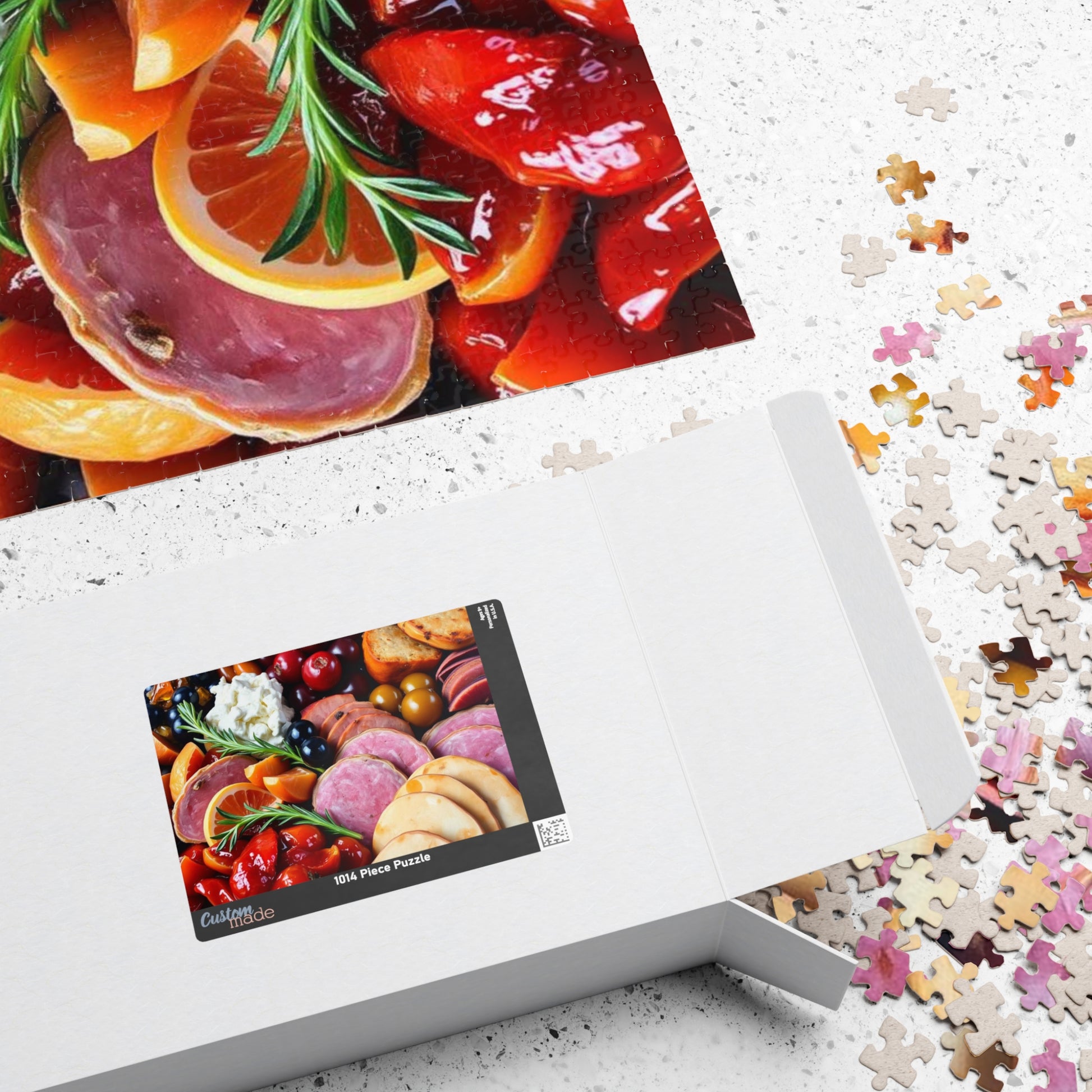Gourmet Food Puzzle, Fun Family Activity, Foodie Gift, Home Decor Puzzle, Unique Puzzle Gift for Food Lovers, Puzzle for Game Night Puzzle The Puzzle Chest