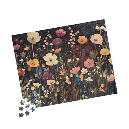 Wildflower Meadow Jigsaw Puzzle — Floral Art Puzzle