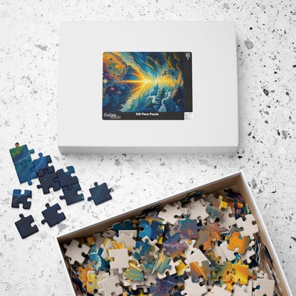 Celestial Creation Puzzle, Christian Symbolism, The Birth of a World Cosmic Landscape Jigsaw Game, Faith-Based Religious Puzzle Lover Gift