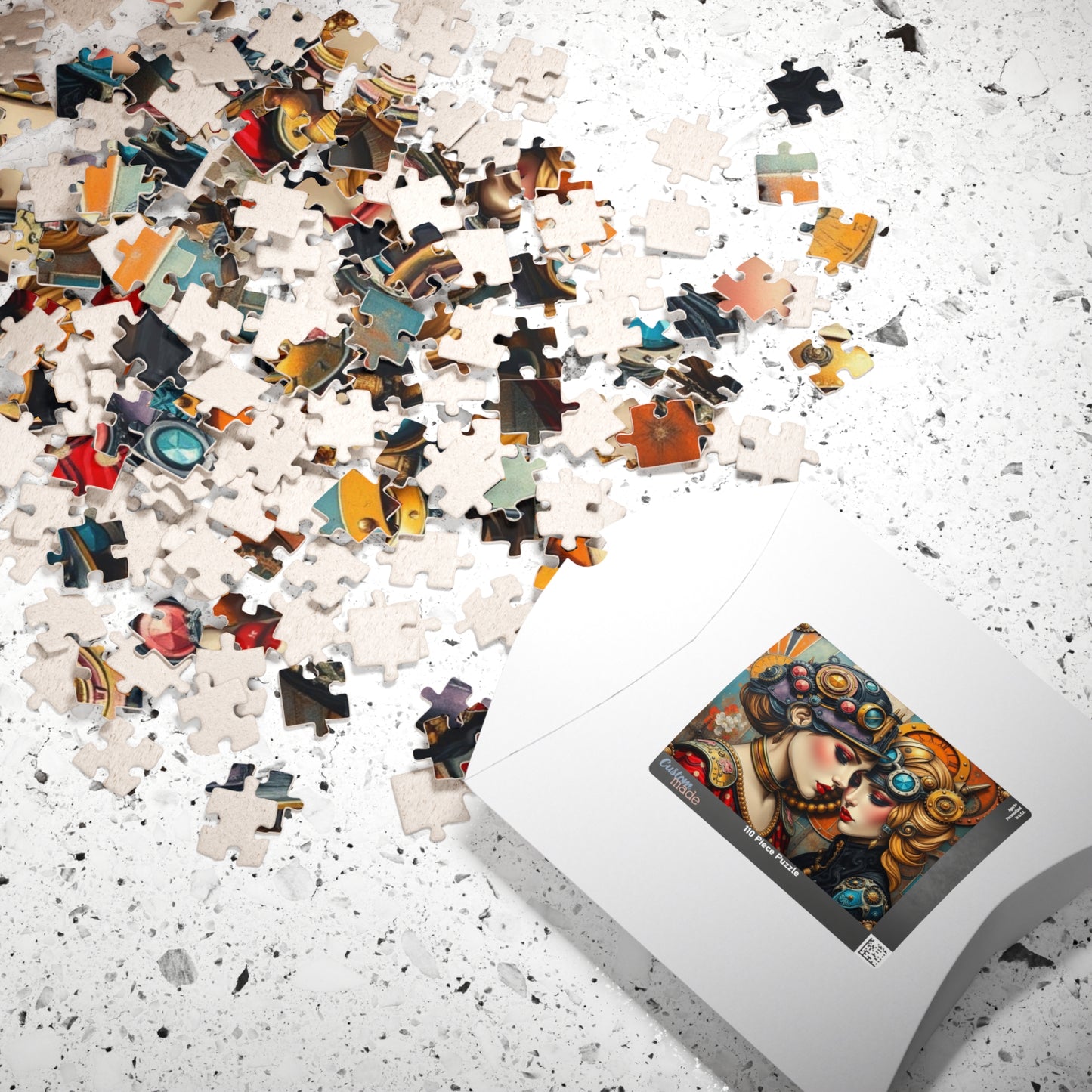 Steampunk Jigsaw Puzzle, Home Entertainment, Mindfulness Activity, Creative Gift Idea for Art Lovers, Vintage Aesthetic, Family Indoor Game Puzzle The Puzzle Chest