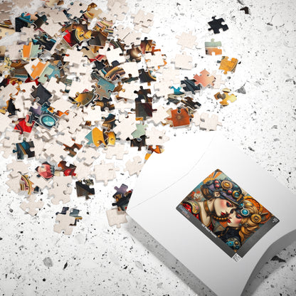 Steampunk Jigsaw Puzzle, Home Entertainment, Mindfulness Activity, Creative Gift Idea for Art Lovers, Vintage Aesthetic, Family Indoor Game Puzzle The Puzzle Chest