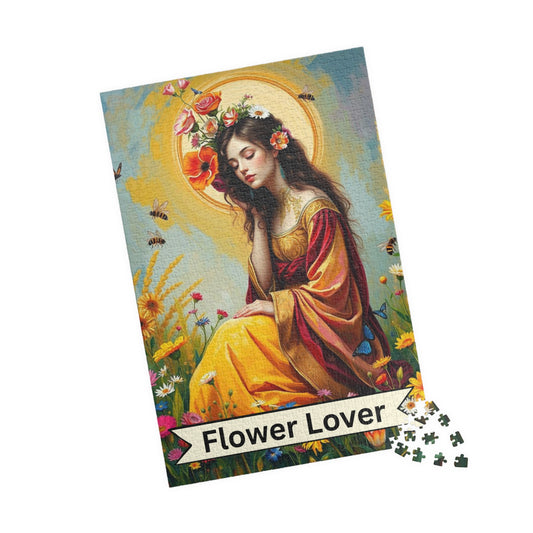 The Flower Lover Jigsaw Puzzle - Tarot Style Game for Floral/Flowers Lovers