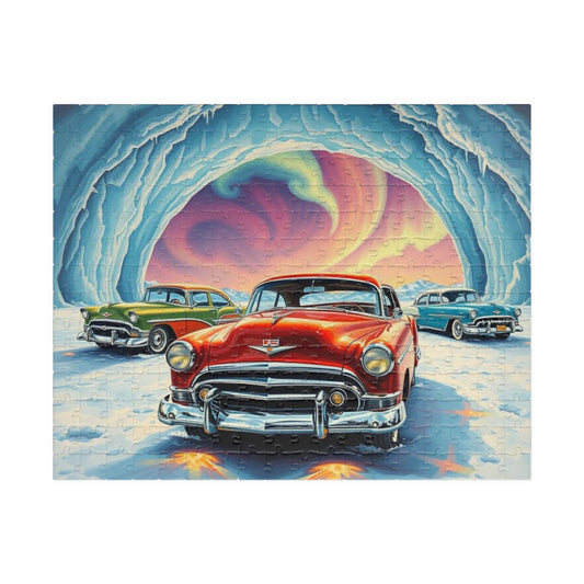 Vintage Car Jigsaw Puzzle, Nostalgic Gift for Car Enthusiasts, Puzzle Loving Friend, Fun Family Activity, Father's Day 252 pcs (Horizontal) Puzzle The Puzzle Chest