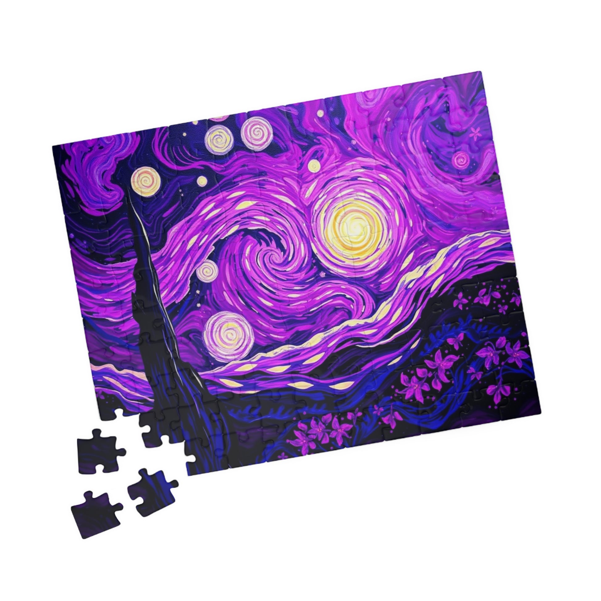 Starry Night Jigsaw Puzzle, Relaxing Art Puzzle for Adults, Home Entertainment Gift for Art Lover Family Game Nights Puzzle The Puzzle Chest