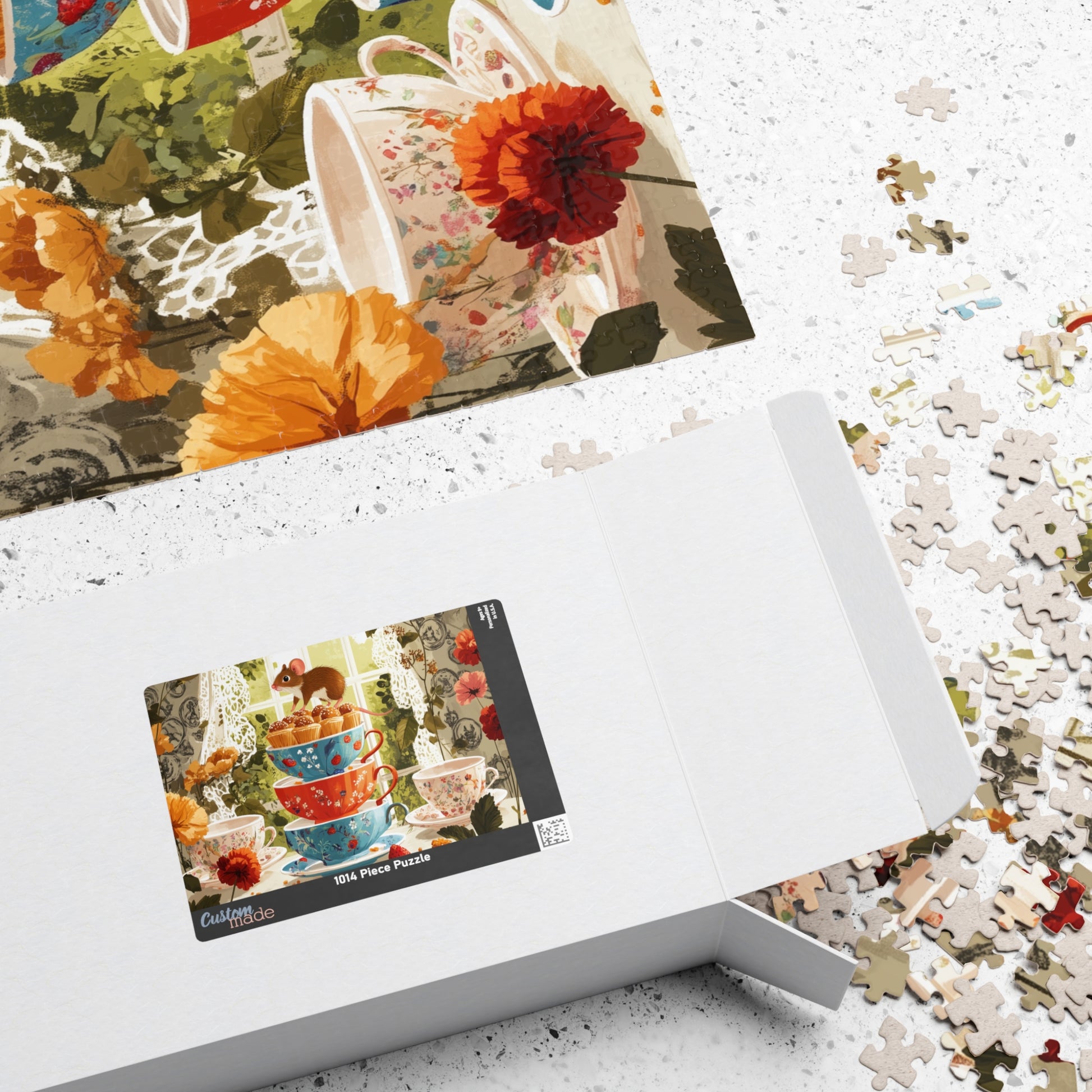 Tea Party Mouse Puzzle | Cute Animal Jigsaw Game Puzzle The Puzzle Chest