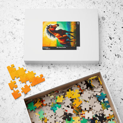 Majestic Horse Puzzle - 110 to 1014-piece Nature Theme Adult Jigsaw Game, Perfect Gift for Animal Lover Equestrian, Indoor Family Activity Puzzle The Puzzle Chest