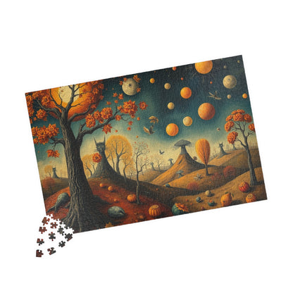 Autumn Celestial Puzzle - 110, 252, 520, 1014-piece, Fall Jigsaw Game for Home Entertainment Solo Fun Family Game Night, Unique Mindful Gift Puzzle The Puzzle Chest