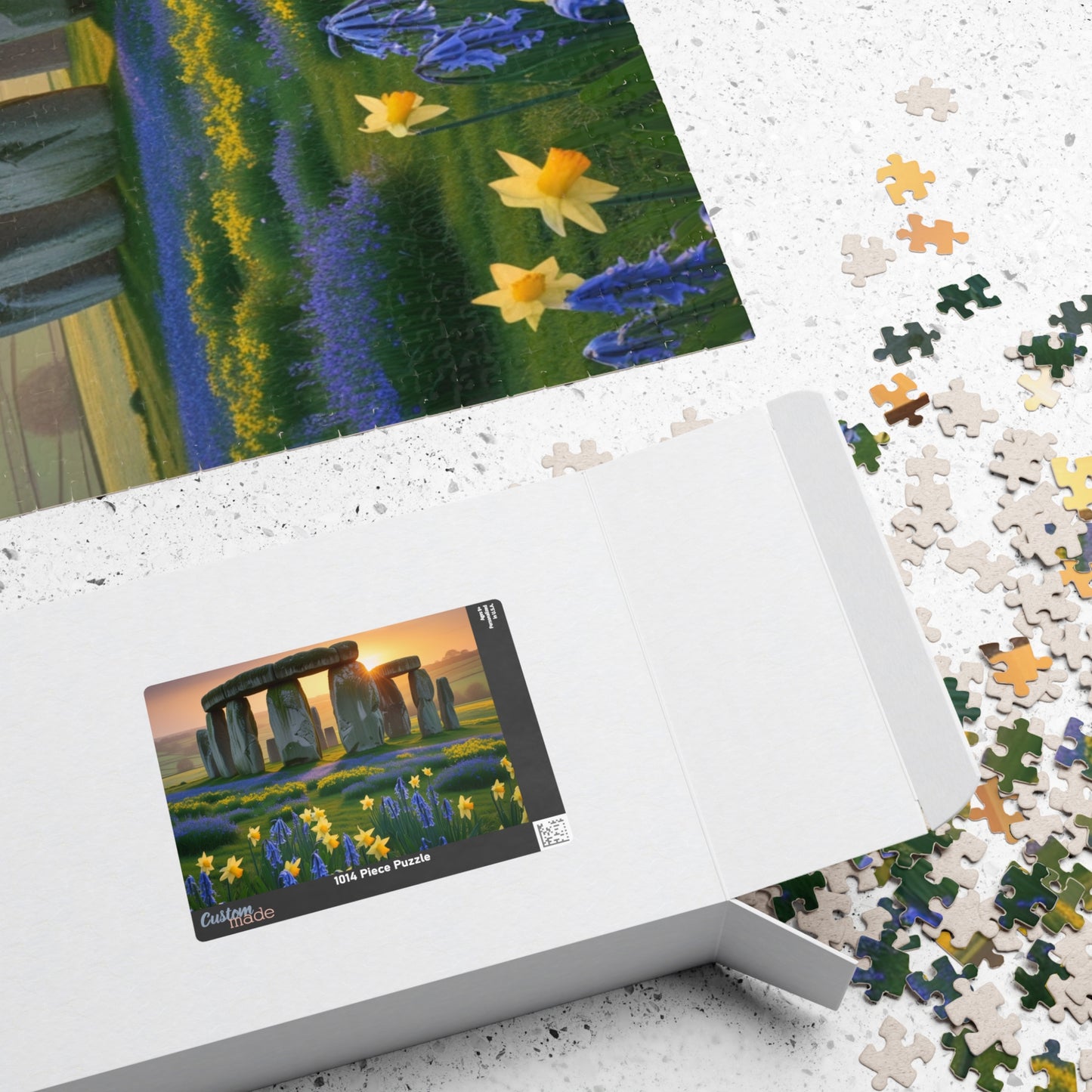 Stonehenge Sunrise Puzzle - 110, 252, 520, 1014-Piece, Famous European Landmark Jigsaw, Mind Game, Meditation Activity, Gift Puzzle The Puzzle Chest