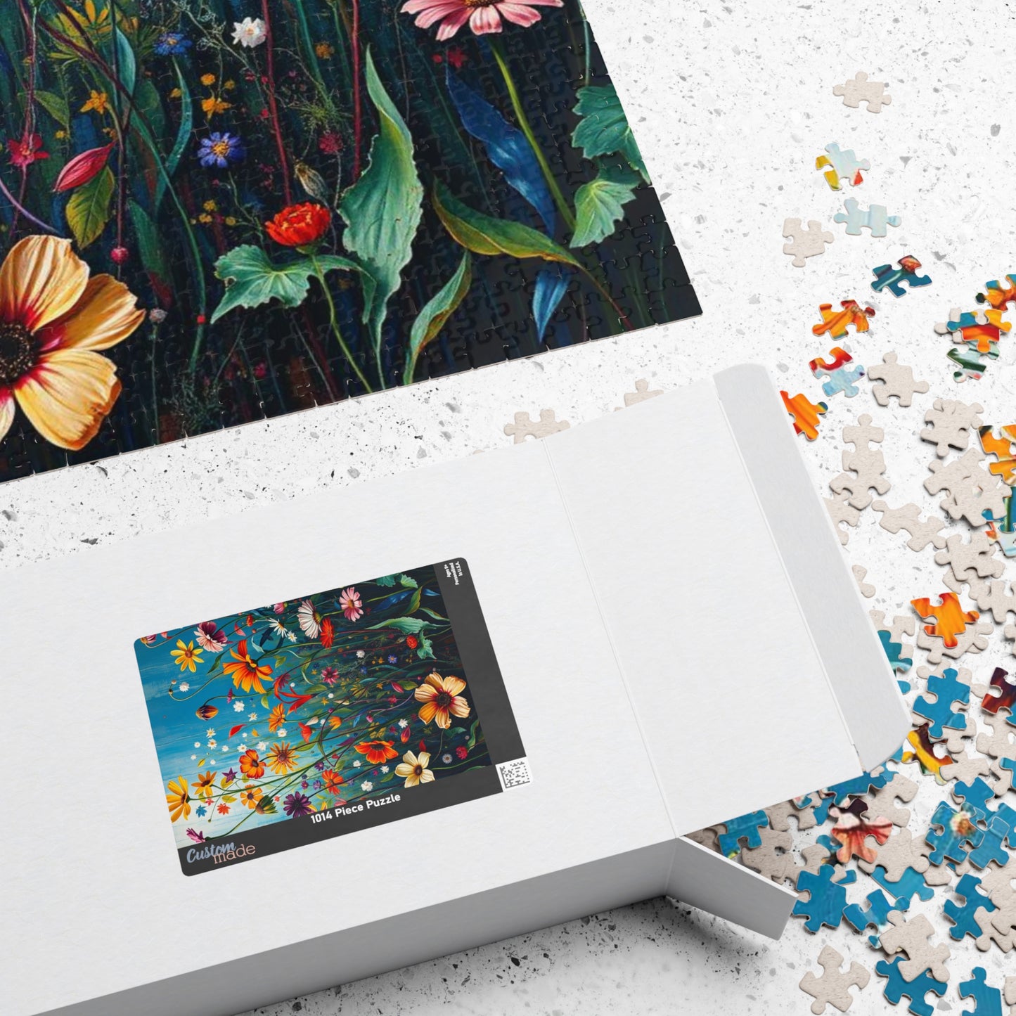 Floral Wildflower Jigsaw Puzzle, 110-1014 piece, Fun Family Activity, Unique Spring Gift for Friend Birthday Holiday, Puzzle Enthusiast Puzzle The Puzzle Chest