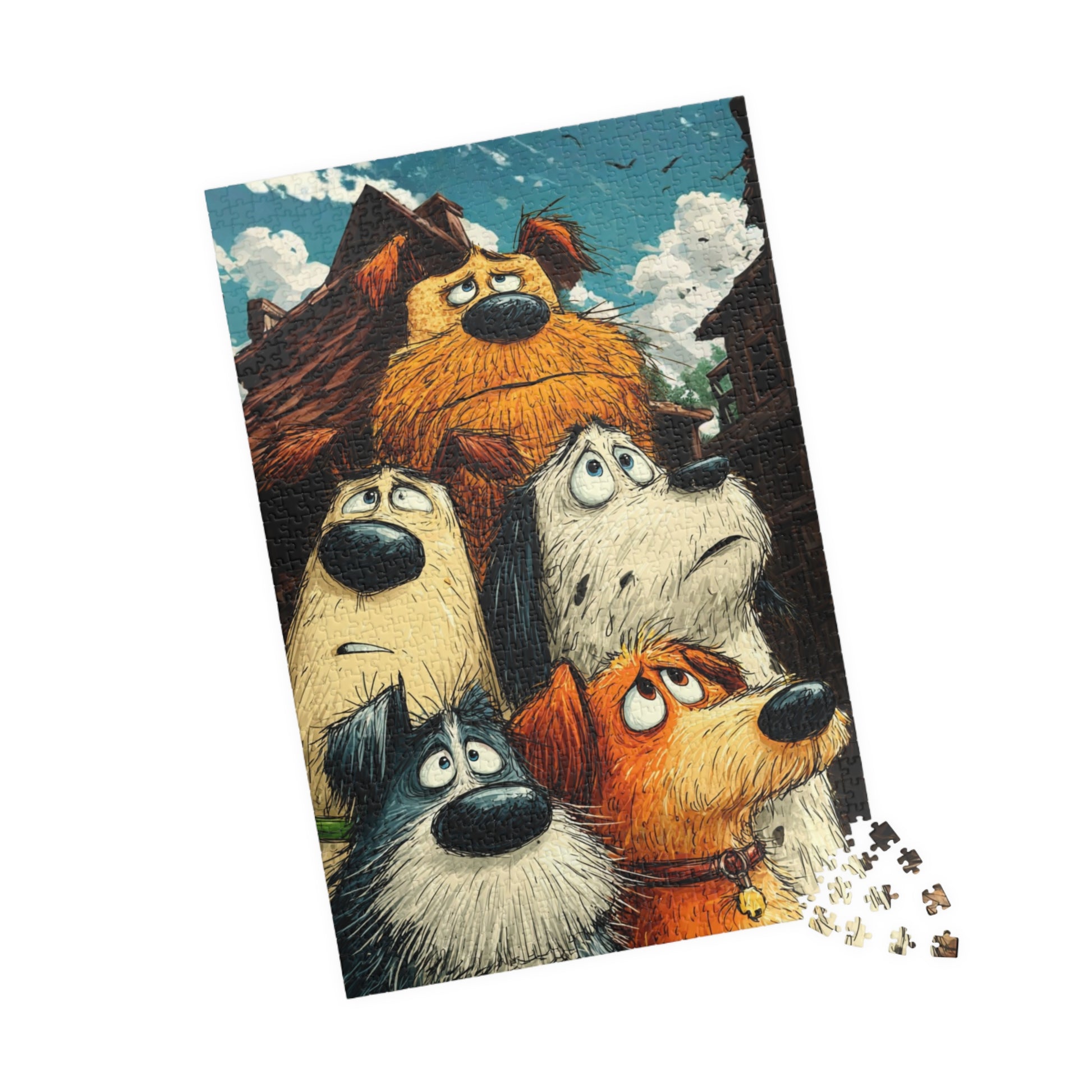 Dog Lovers Puzzle - Animal Themed Jigsaw, Dog Art Game for Fun Family Activity, Gifts, Puzzle for Kids and Adults 1014 pcs (Vertical) Puzzle The Puzzle Chest
