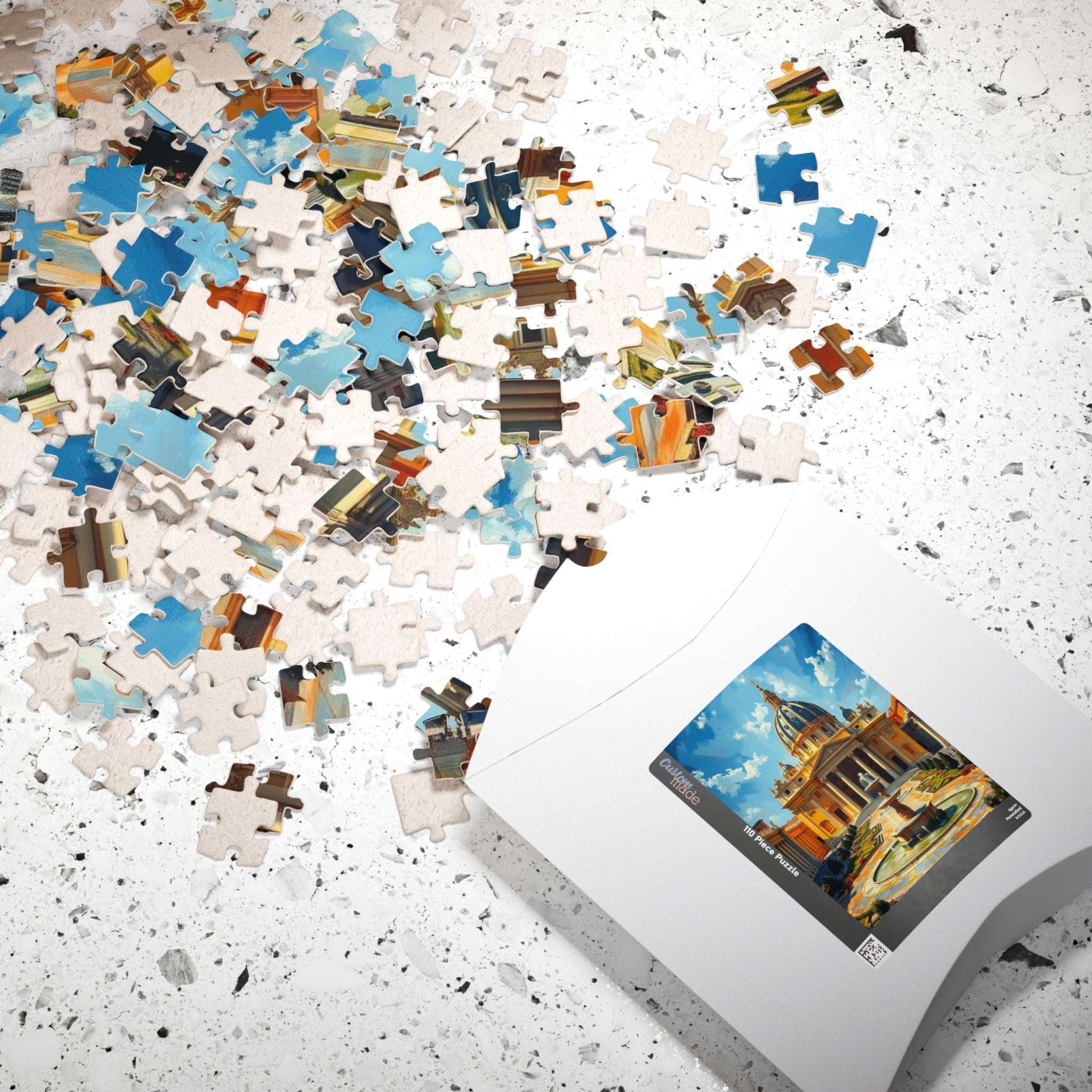 St. Peter’s Basilica Puzzle – Jigsaw of Vatican Landmark, Dome and Colonnades, Architecture Puzzle The Puzzle Chest