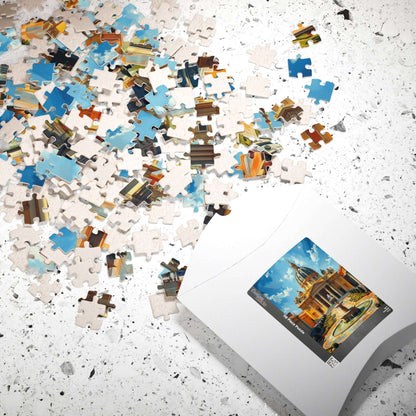 St. Peter’s Basilica Puzzle – Jigsaw of Vatican Landmark, Dome and Colonnades, Architecture Puzzle The Puzzle Chest
