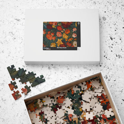 Floral Puzzle Art - A Vibrant 110-1014 Piece Flower Design, Friend Gift for Puzzle Lover, Art Lover, Floral Enthusiasts, Family Game Night Puzzle The Puzzle Chest